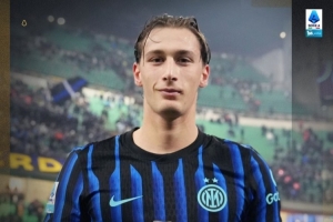 攻入唯一进球!埃斯波西托当选国米vs莱切全场最佳球员