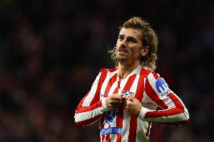 格列兹曼为西甲单一球队攻入10粒任意球，14-15赛季以来第三多