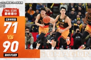 常规赛22|半场好球 人员轮转不足不敌深圳