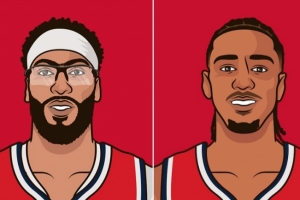 萨尔第2年场均至少15分2帽2前场板!上一个做到的二年级生是浓眉